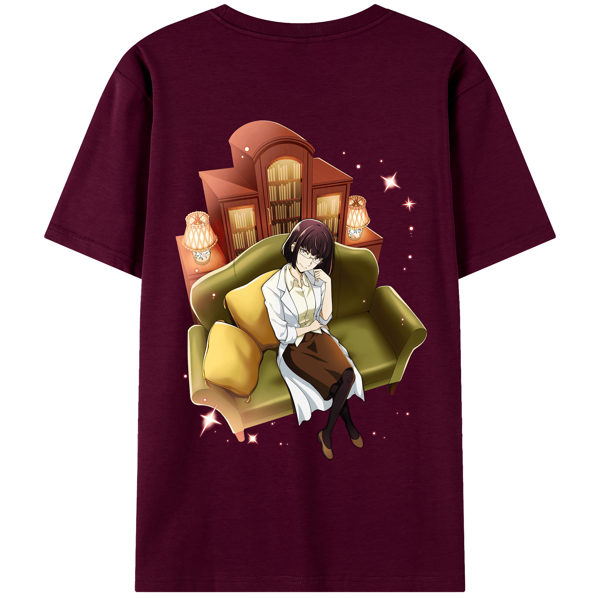 （画像用） 文豪ストレイドッグス Bungo Stray Dogs レディース半袖Tシャツ(バックプリント)